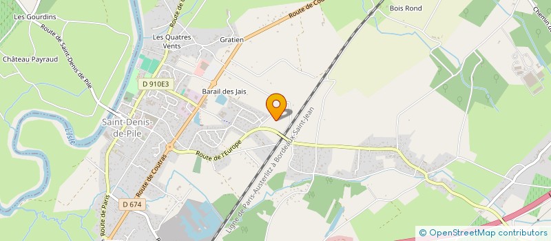 localisation de l'entreprise 527 490 015   BONZAC