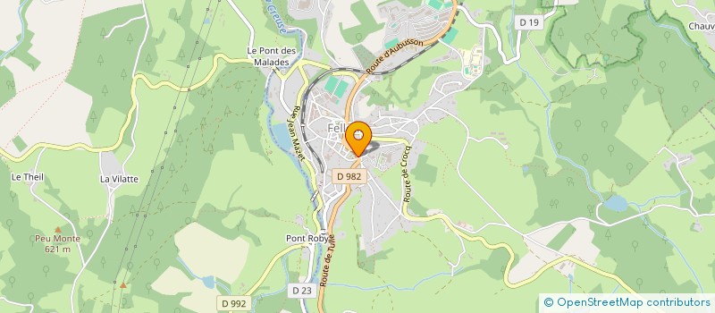 localisation de l'entreprise 527 500 607   FELLETIN