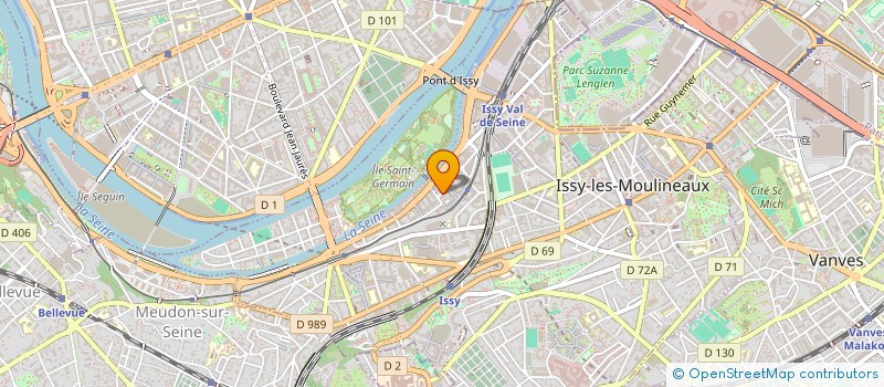 localisation de l'entreprise 527 512 479 à ISSY-LES-MOULINEAUX