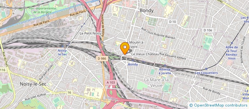 localisation de l'entreprise 527 524 557   BONDY