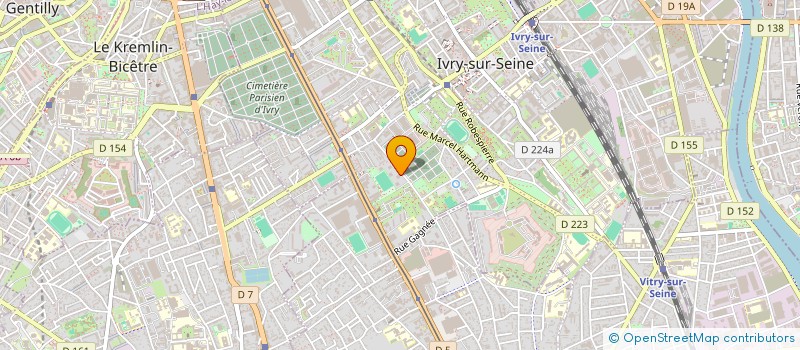 localisation de l'entreprise 527 537 179 à IVRY-SUR-SEINE
