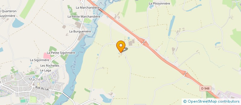 localisation de l'entreprise 527 537 450  à LA ROCHE-SUR-YON