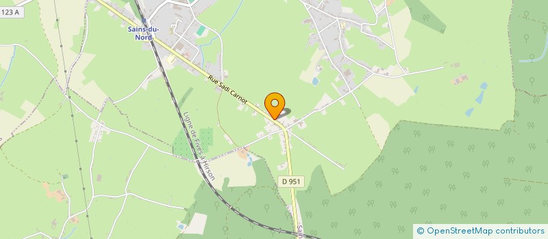 localisation de l'entreprise 527 548 309   SAINS-DU-NORD