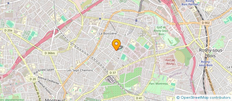 localisation de l'entreprise 527 548 945 à MONTREUIL