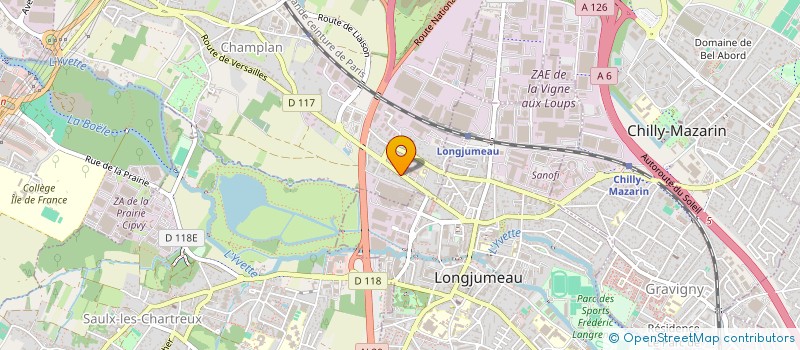localisation de l'entreprise 527 554 950 à CHAMPLAN