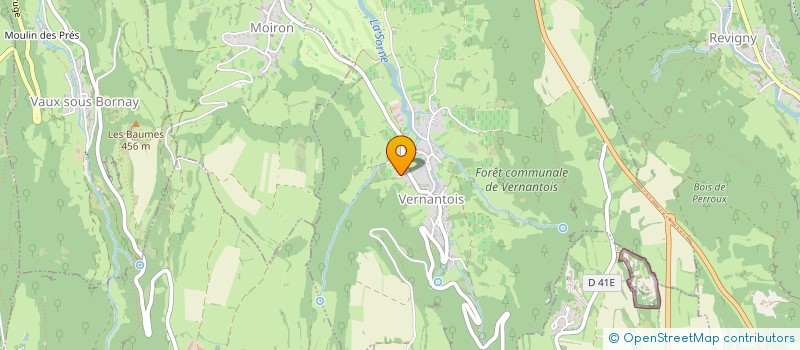 localisation de l'entreprise 527 580 922   VERNANTOIS