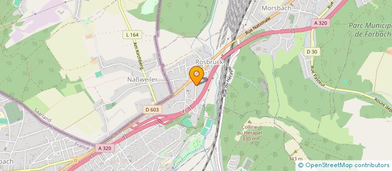 localisation de l'entreprise 527 587 190   FREYMING-MERLEBACH