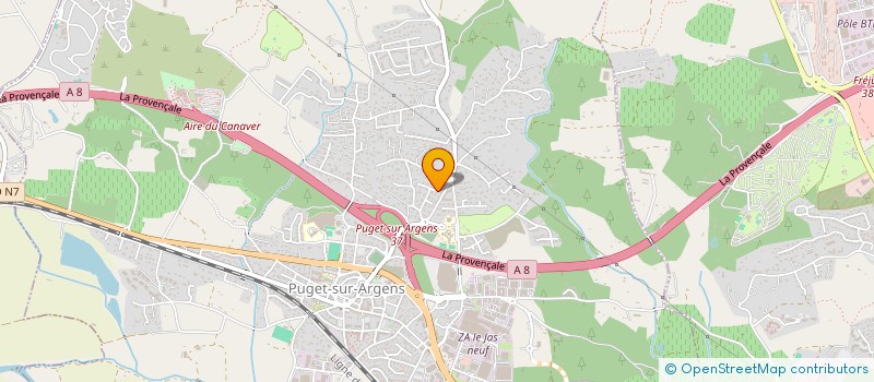 localisation de l'entreprise 527 591 002   PUGET-SUR-ARGENS