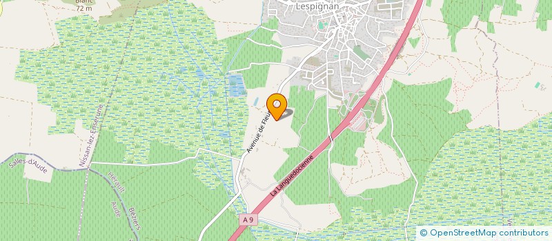 localisation de l'entreprise 527 594 865   LESPIGNAN