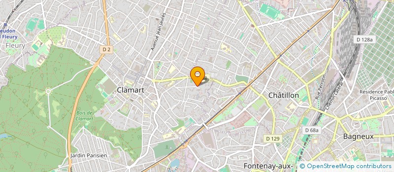 localisation de l'entreprise 527 597 363 à CLAMART