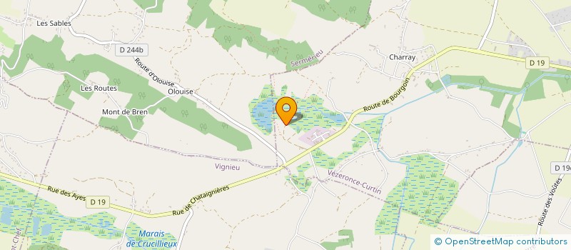 localisation de l'entreprise 527 644 470   VEZERONCE-CURTIN