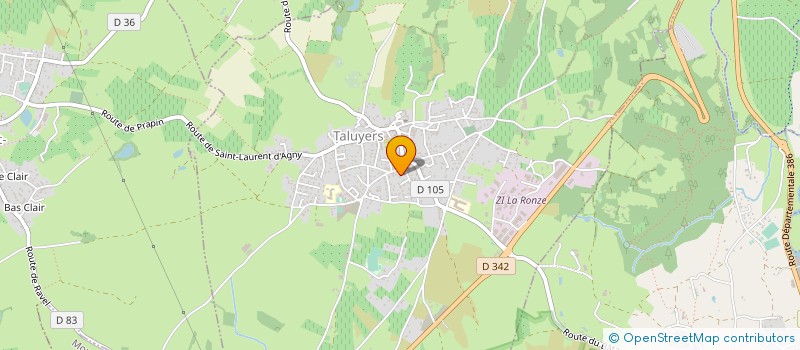 localisation de l'entreprise 527 660 799   TALUYERS