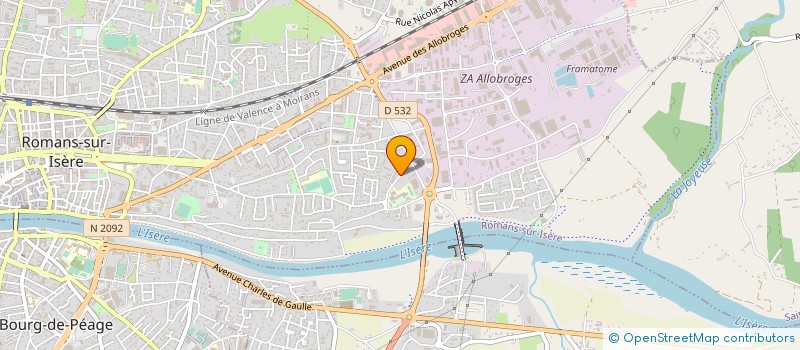 localisation de l'entreprise 527 661 268   ROMANS-SUR-ISERE