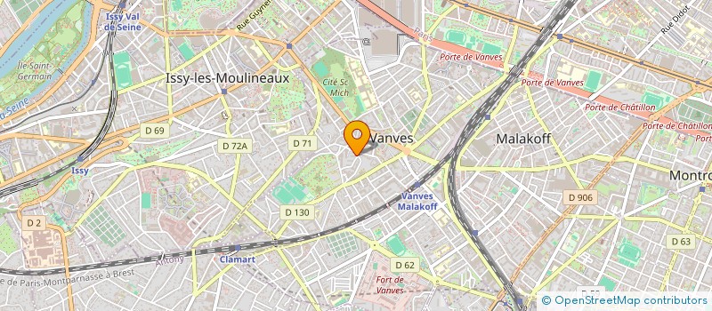 localisation de l'entreprise 527 663 421   VANVES