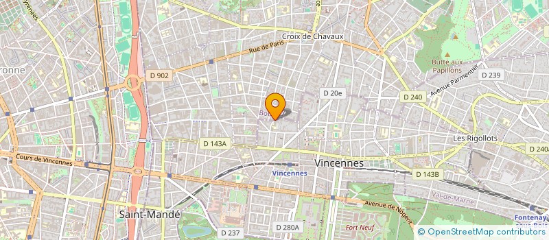 localisation de l'entreprise 527 664 635 à MONTREUIL