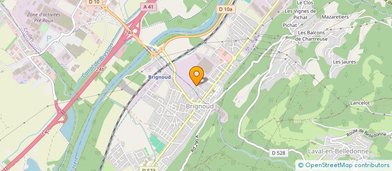 localisation de l'entreprise 527 668 958   LE CHAMP-PRES-FROGES