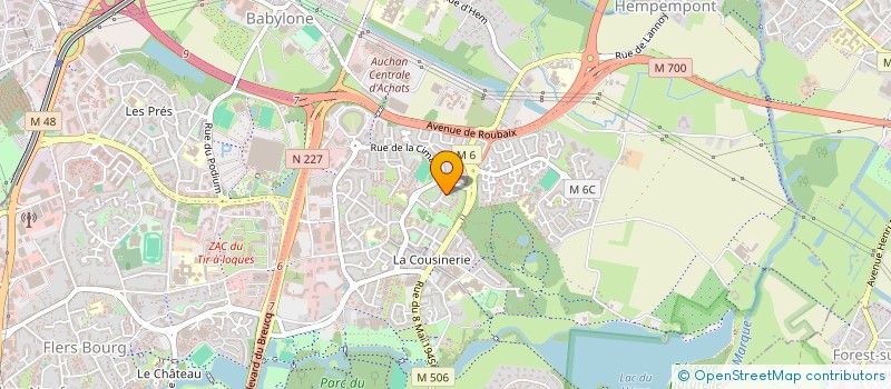 localisation de l'entreprise 527 689 509   VILLENEUVE-D'ASCQ