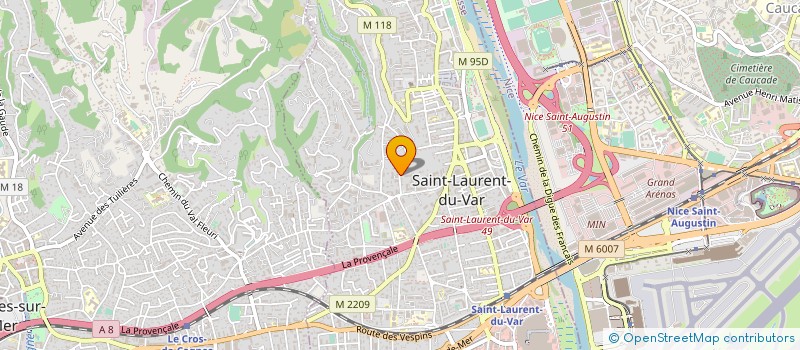 localisation de l'entreprise 527 694 251 à SAINT-LAURENT-DU-VAR