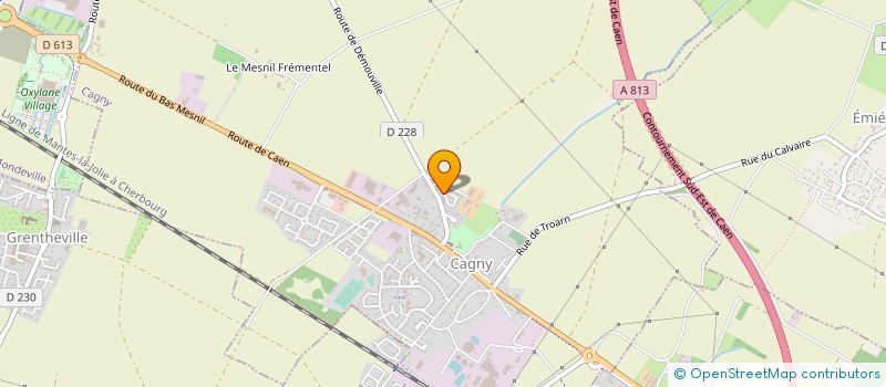 localisation de l'entreprise 527 694 376   CAGNY