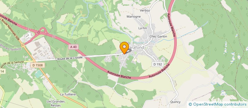 localisation de l'entreprise 527 698 583   CHENE-EN-SEMINE