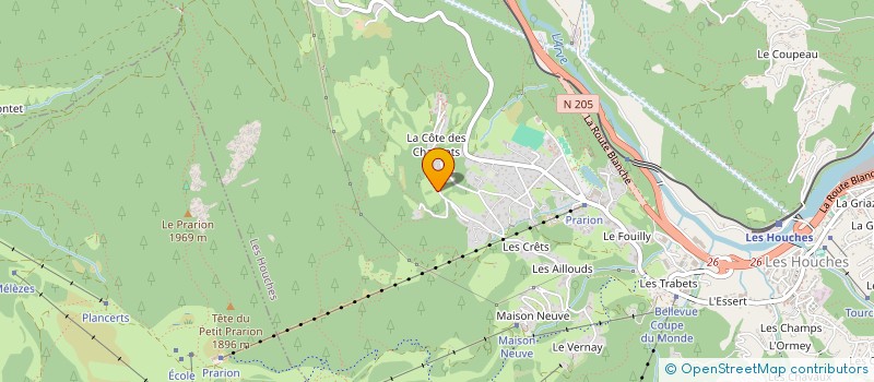 localisation de l'entreprise 527 700 058   SERVOZ