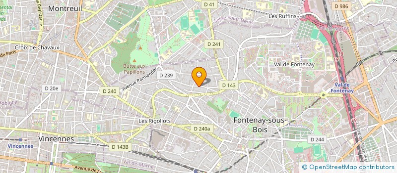 localisation de l'entreprise 527 701 890 à FONTENAY-SOUS-BOIS