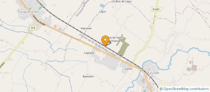localisation de l'entreprise 527 704 308 à ESTILLAC