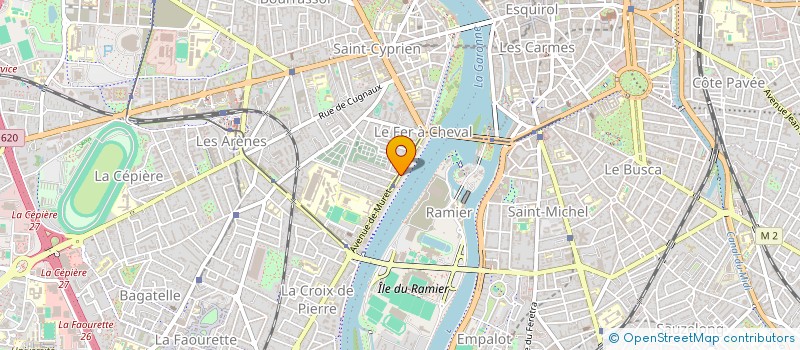 localisation de l'entreprise 527 722 631 à TOULOUSE