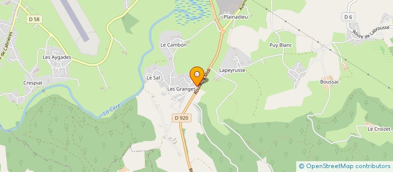 localisation de l'entreprise 527 743 967 à ARPAJON-SUR-CERE