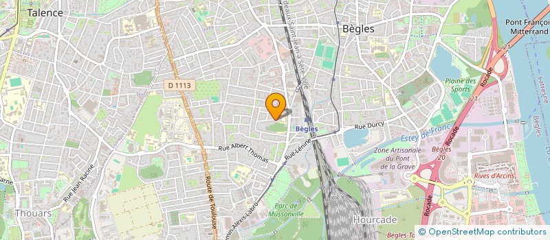 localisation de l'entreprise 527 766 232  à BEGLES
