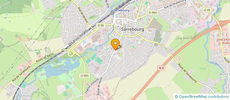 localisation de l'entreprise 527 770 333 à SARREBOURG