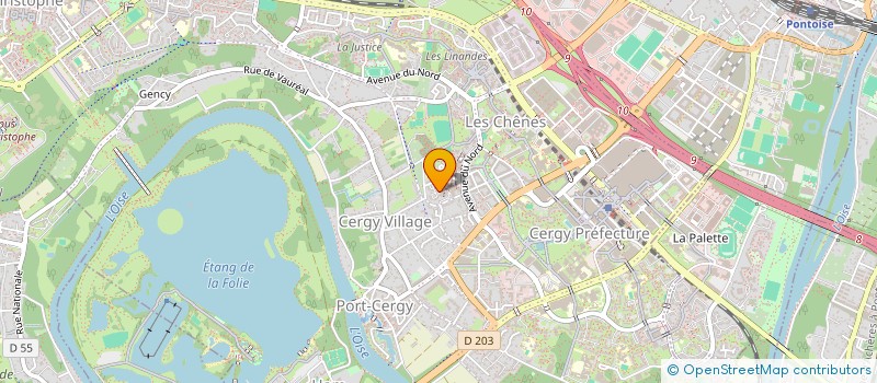 localisation de l'entreprise 527 778 146   CERGY