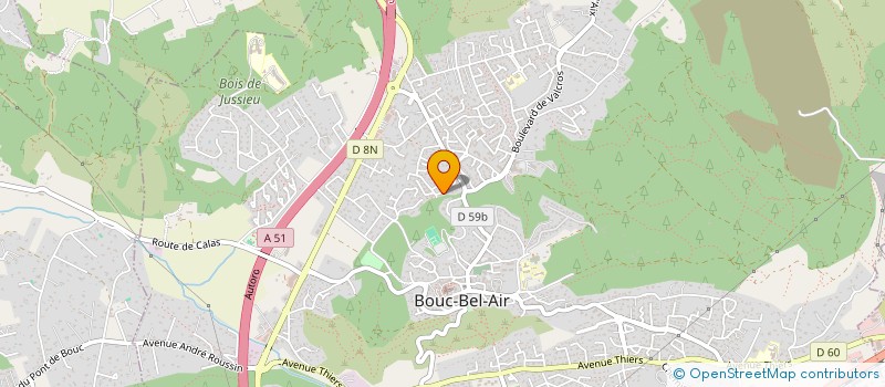 localisation de l'entreprise 527 791 404 à BOUC-BEL-AIR