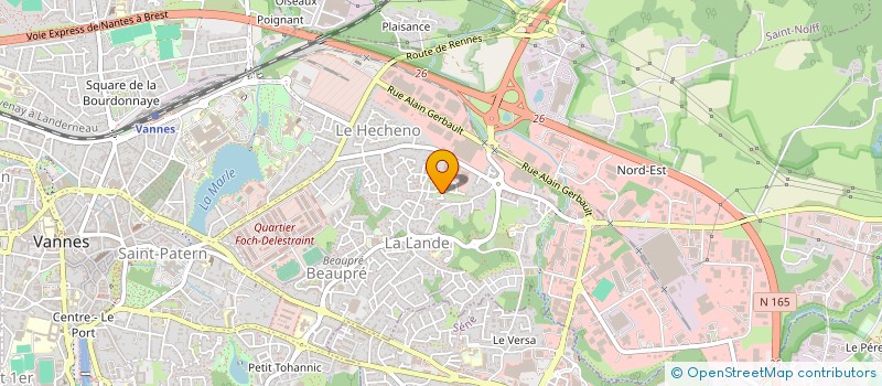 localisation de l'entreprise 527 802 268  à VANNES