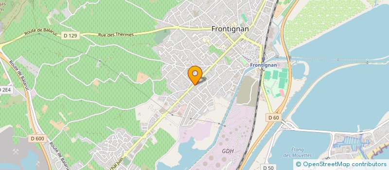 localisation de l'entreprise 527 805 394  à FRONTIGNAN