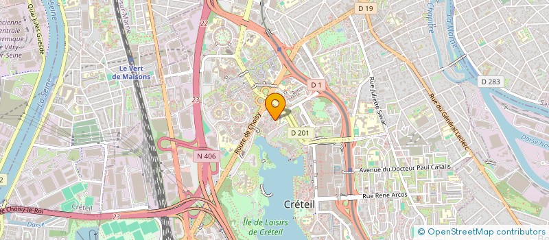 localisation de l'entreprise 527 805 659 à CRETEIL