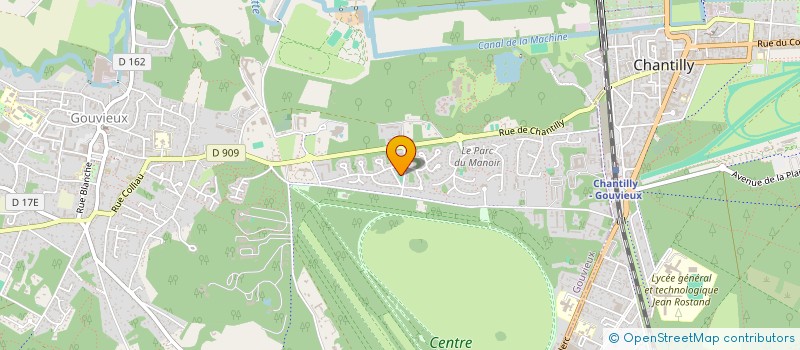 localisation de l'entreprise 527 821 359   CHANTILLY