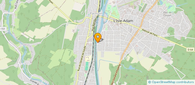 localisation de l'entreprise 527 821 847   L'ISLE ADAM