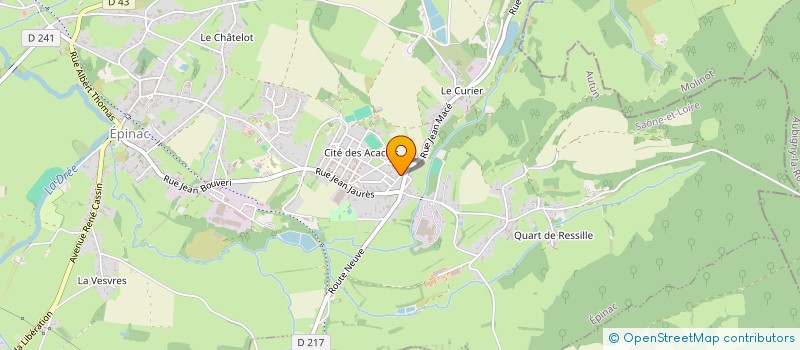 localisation de l'entreprise 527 829 485   EPINAC