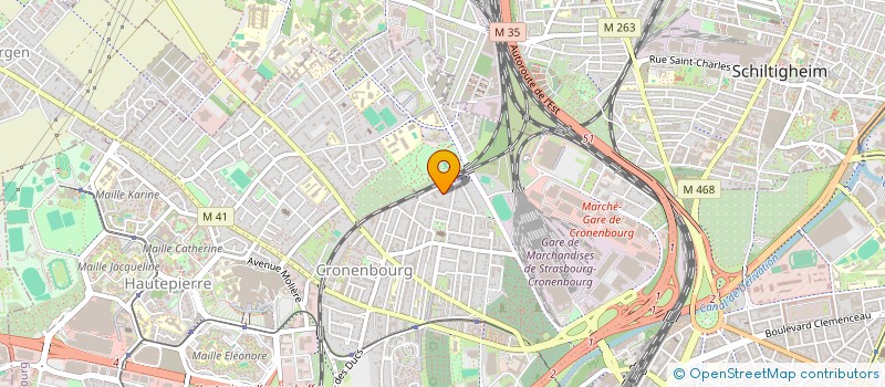 localisation de l'entreprise 527 839 633 à STRASBOURG