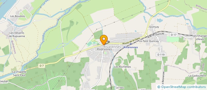 localisation de l'entreprise 527 845 630   RIVARENNES