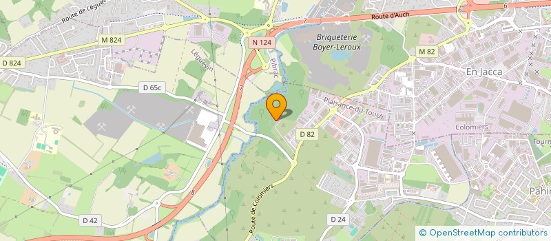 localisation de l'entreprise 527 861 223 à PLAISANCE-DU-TOUCH