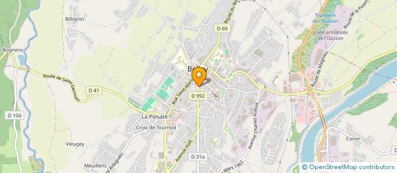 localisation de l'entreprise 527 881 940   MAGNIEU