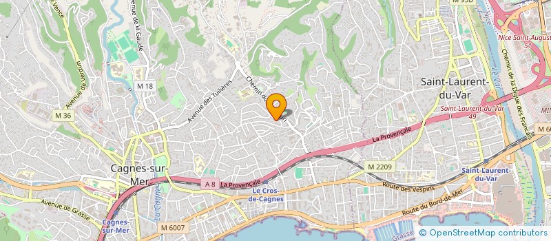 localisation de l'entreprise 527 887 053 à CAGNES-SUR-MER