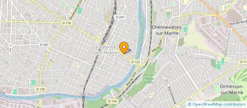localisation de l'entreprise 527 887 723  à SAINT-MAUR-DES-FOSSES