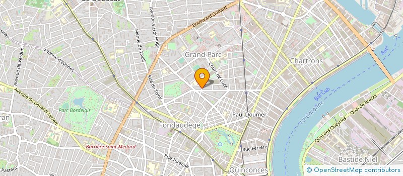 localisation de l'entreprise 527 888 176 à BORDEAUX