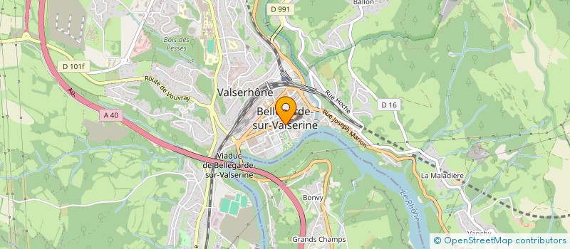 localisation de l'entreprise 527 901 268  à VALSERHONE