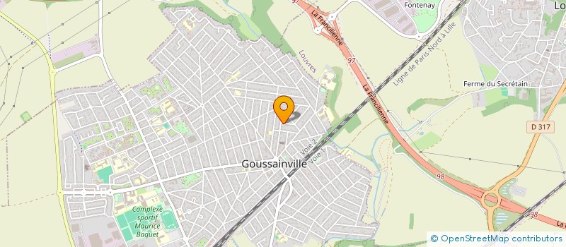 localisation de l'entreprise 527 910 921   GOUSSAINVILLE