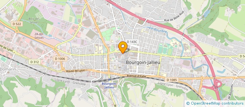 localisation de l'entreprise 527 925 788   CHARVIEU-CHAVAGNEUX