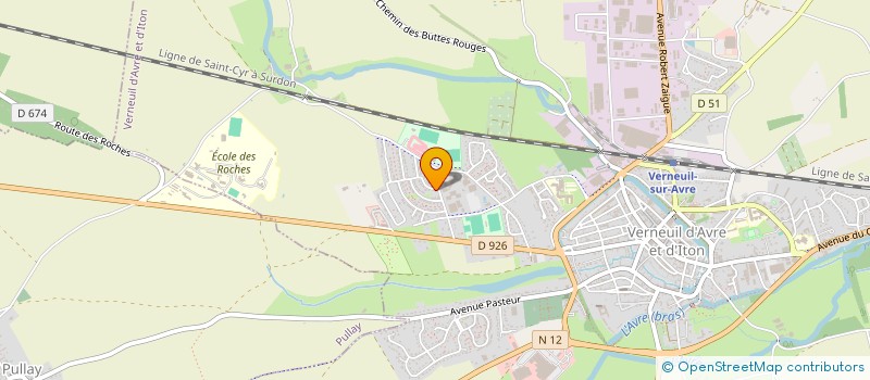 localisation de l'entreprise 527 930 028   VERNEUIL D'AVRE ET D'ITON